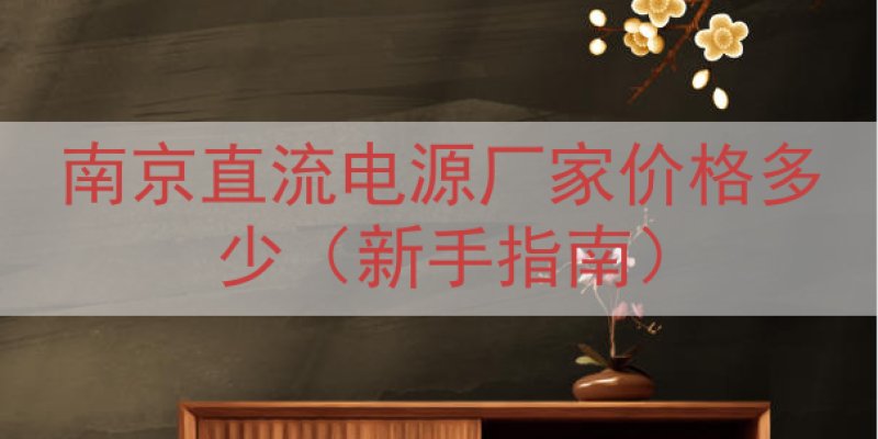 南京直流电源厂家价格多少（新手指南）